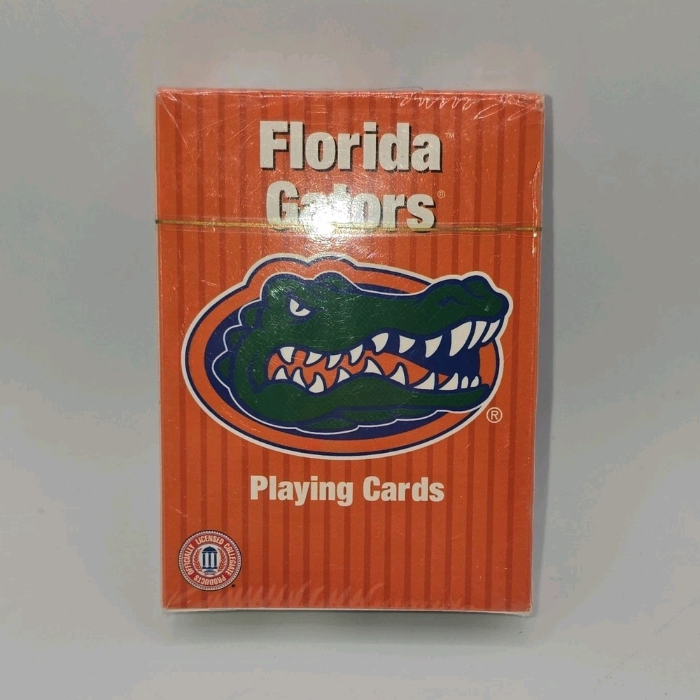 Patch Florida Gators Playing Cards — Orange —‎ Official NCAA — Licensed